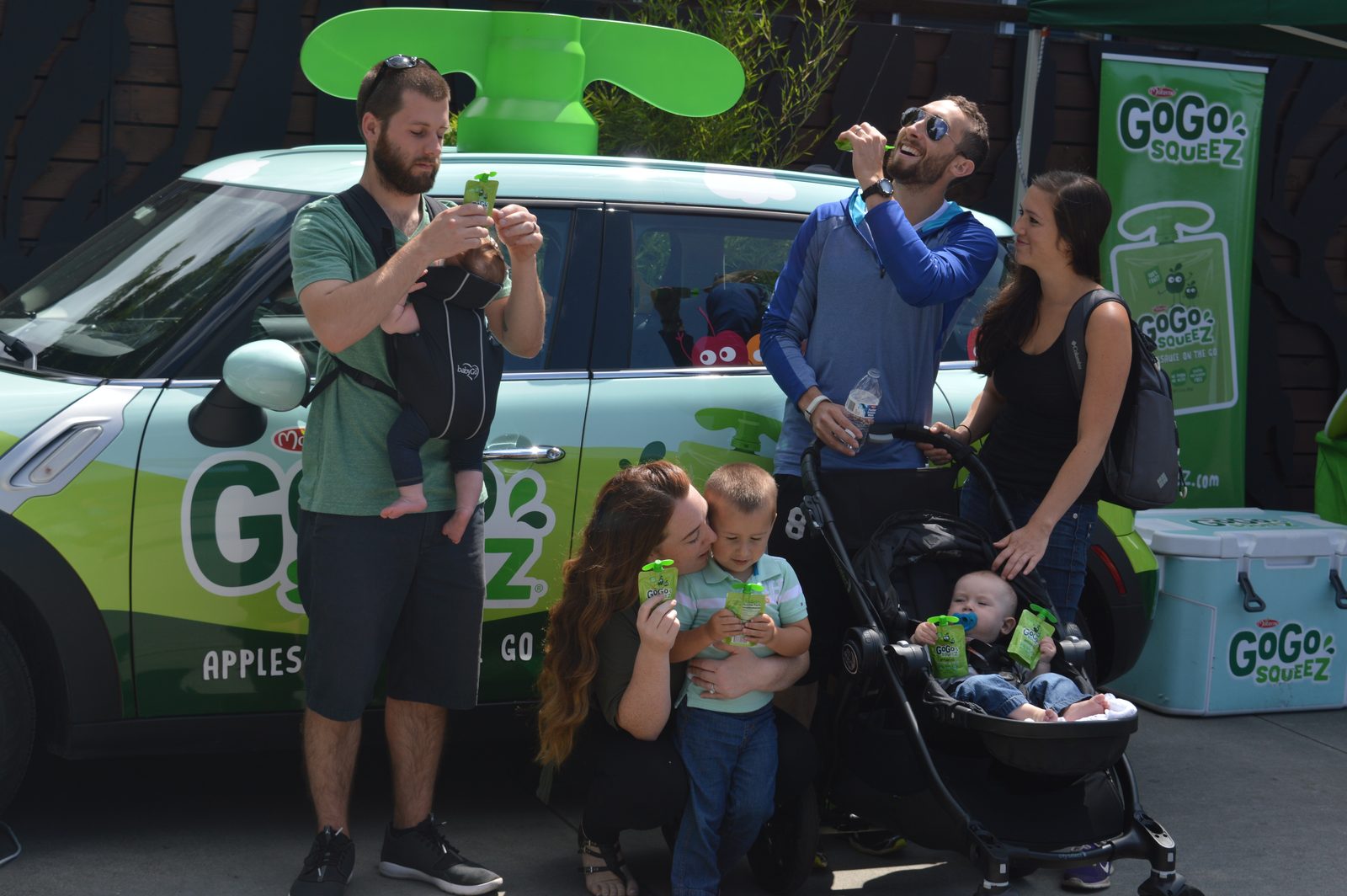GoGo Squeez sampling event